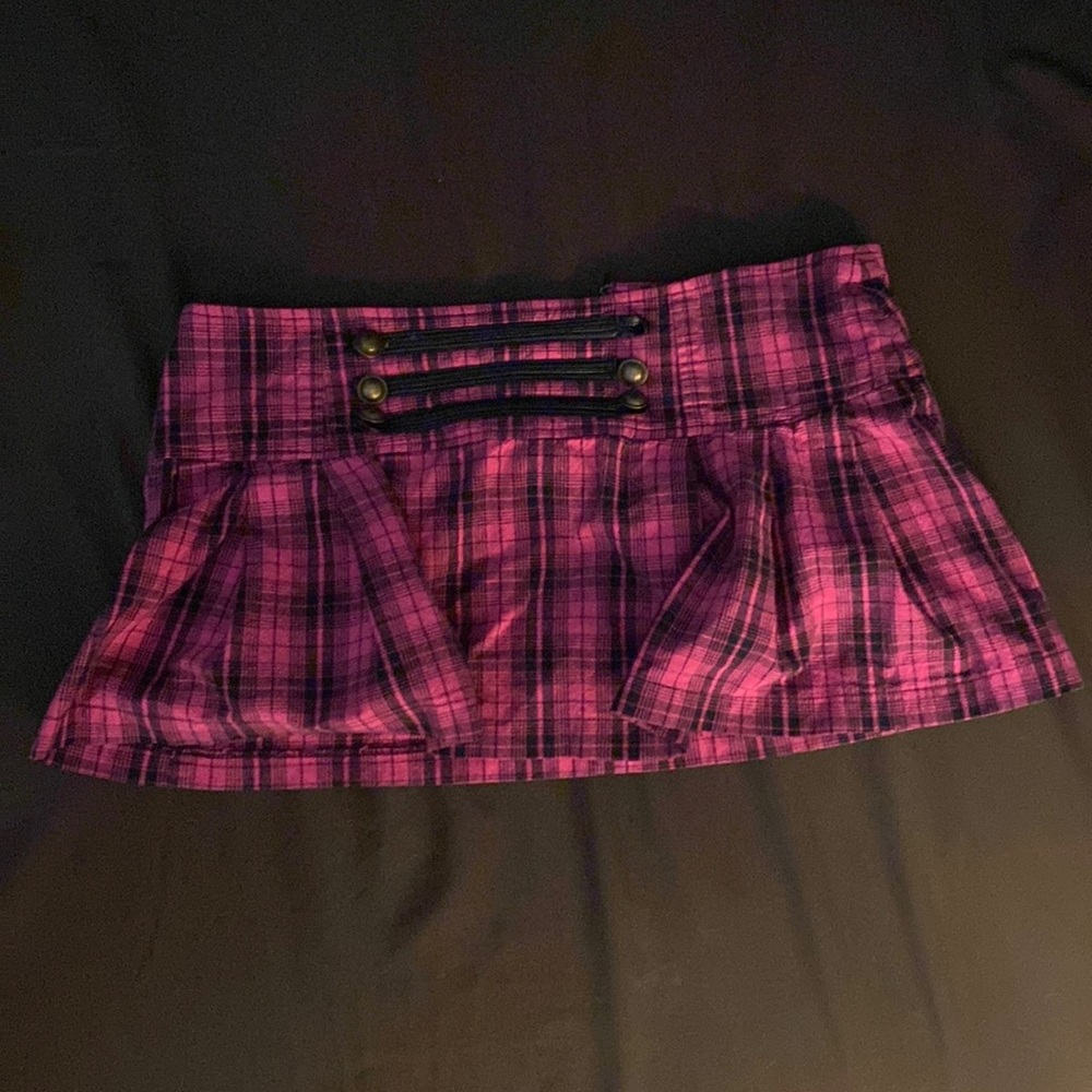 Pleated Mini Skirt